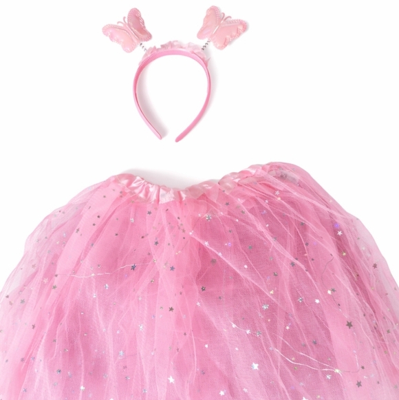 Light Up Pink Fairy Dress-Up Set for Kids - Picture 3 of 4